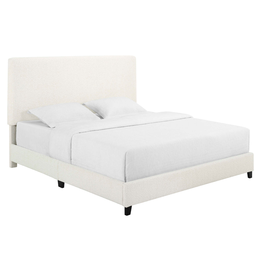 Upholstered Headboard Platform Bed