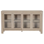 Solano Sliding Door Dining Sideboard Server Weathered Mango