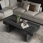 American Vintage Industrial Coffee Table, Double Tier Design