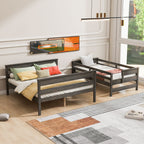 Detachable Design Bunk Bed With Ladder