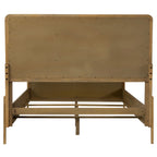 Arini Rattan California King Panel Bed Sand Wash and Natural
