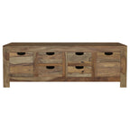 Esther 6-drawer Solid Wood Coffee Table Natural Sheesham