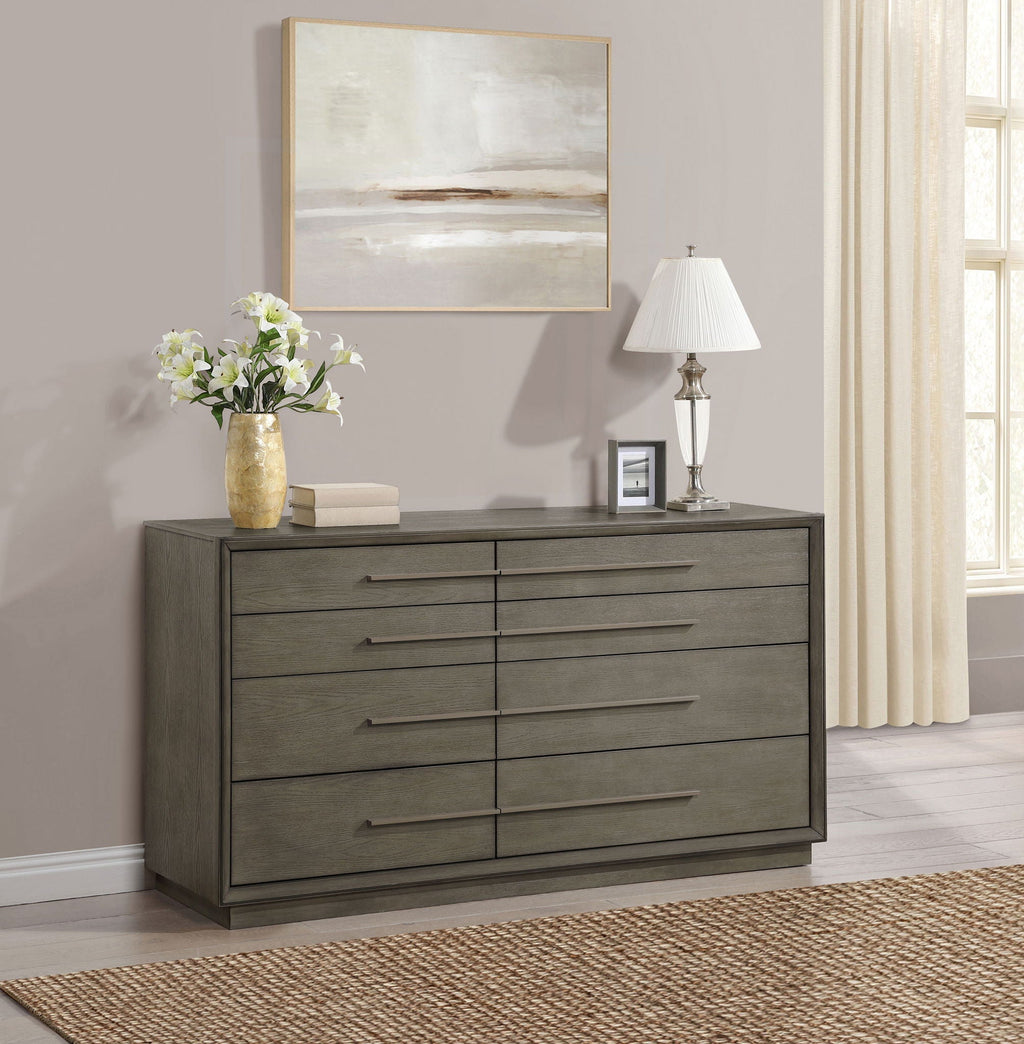 Durango 8-drawer Dresser Taupe Oak