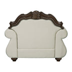 Pierce - Chair With Pillow - Beige Fabric & Cherry
