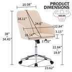 Adjustable Ergonomic Office Chair, Swivel Backrest Seat