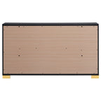 Marceline 6-drawer Dresser Black
