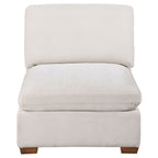 Lakeview 5-piece Upholstered Modular Sectional Sofa Ivory