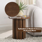 Loanna - Wooden Color End Table - Brown