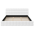 Upholstered Platform Bed With Headboard