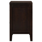 Carlton 2-drawer Nightstand Cappuccino