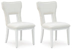 Chalanna - Dining Upholstered Side Chair (Set of 2) - White