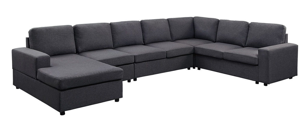 Hayden - 7 Seat Reversible Modular Sectional Sofa Chaise