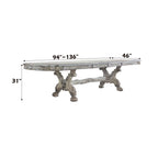 Dresden - Dining Table - Vintage Bone White