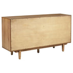 Middleton 4-door Sideboard Server with Dual Drawers Natural