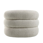 Irma - Chair With Swivel - Gray Boucle