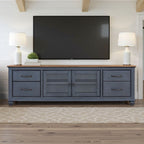 TV Stand For TVs Up To 90" - Blue