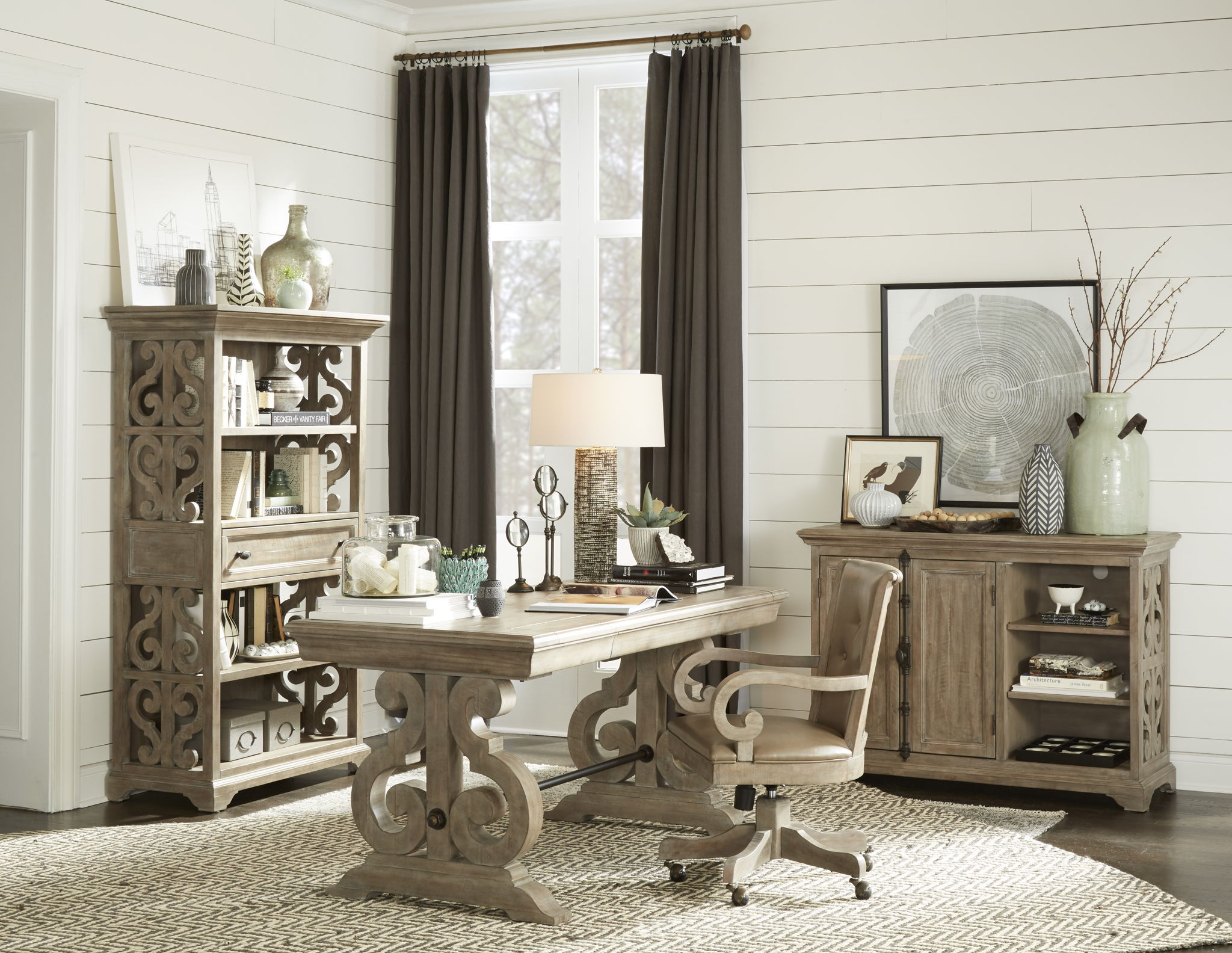 Tinley Park - Printer Stand - Dove Tail Gray
