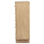 Kailani 5-drawer Bedroom Chest of Drawers Beige Oak