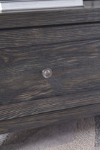 Todoe - Lift Top Cocktail Table - Dark Gray