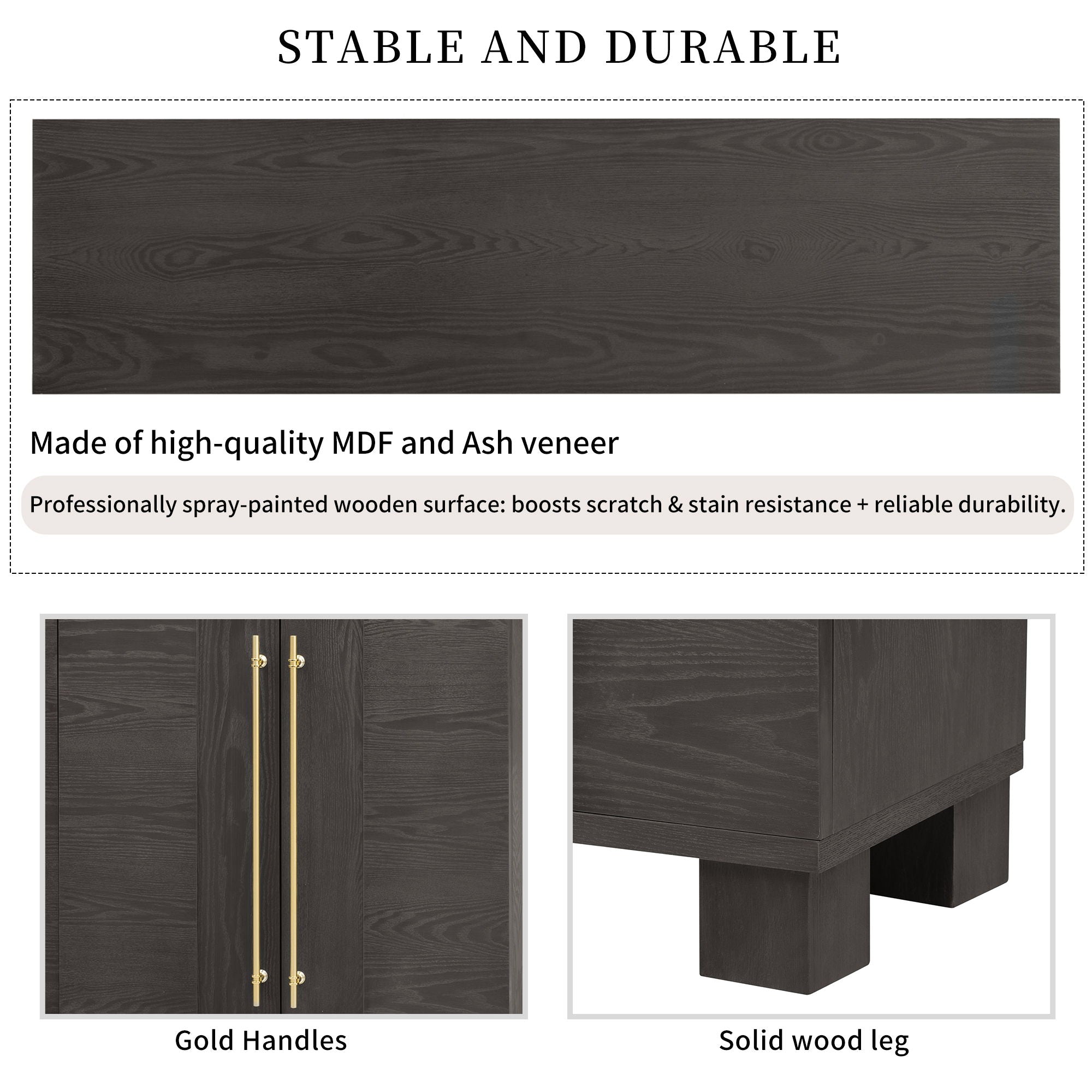 Sideboard With Adjustable Shelves