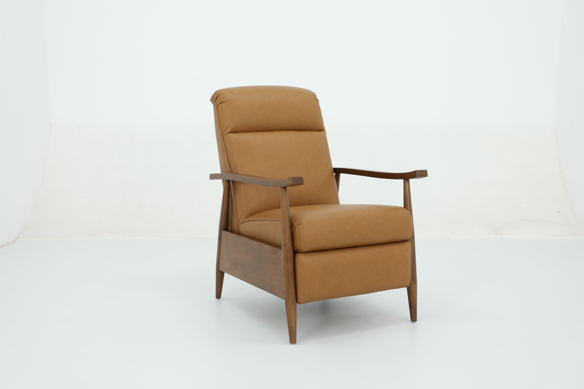 Hampton (B) - Recliner Push Thru The Arms - Santa Fe-Brandy