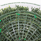 Artificial Topiary Balls, Outdoor Decorative Spheres For Garden (Set of 2) - Green