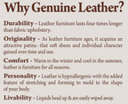 Roberto - Leather Ottoman - Cocoa