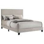 Boyd Upholstered Queen Panel Bed Ivory