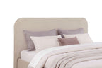 Anders Upholstered Eastern King Storage Lift Platform Bed Beige