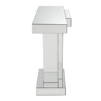 Nysa - 32"H Console Table - Mirrored & Faux Crystals