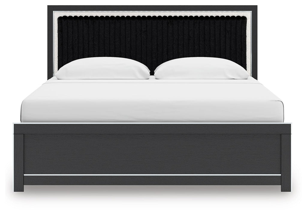 Zuraleus - Upholstered Panel Bed