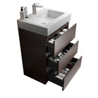 Alice - Bathroom Vanity With Large Storage, Freestanding