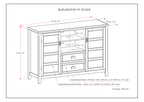 Burlington - Handcrafted Tall TV Media Stand