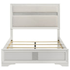 Miranda 54-inch Upholstered Queen Panel Bed White