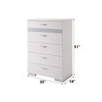 Naima II - Chest - White High Gloss