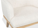 Somerset - Dining Arm Chair With Upholstered Seat & Back (Set of 2) - Butternut and Omari Natural