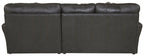 Denali - Italian Leather Match Sectional