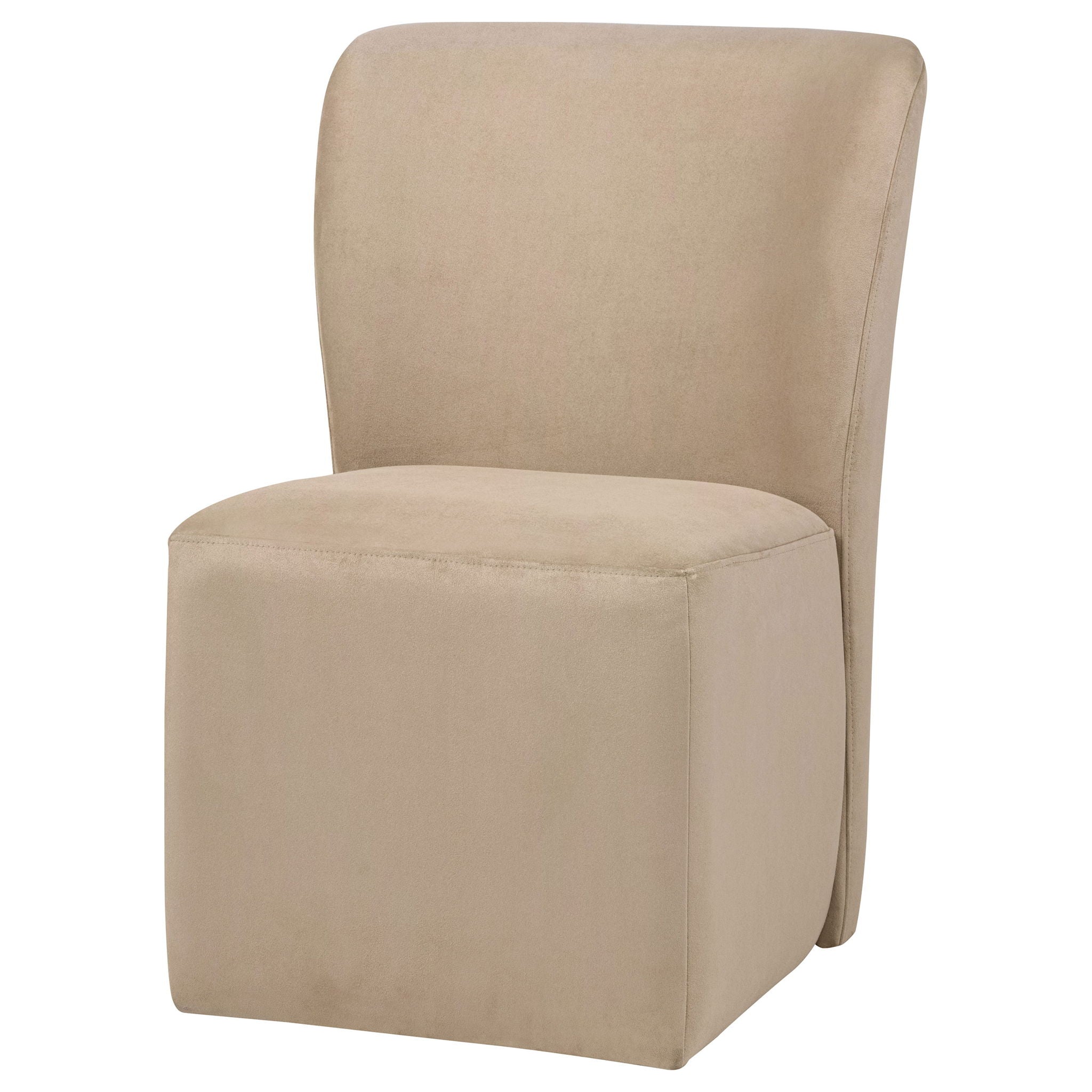 Jaelynn Upholstered Parsons Dining Side Chair Tan (Set of 2)