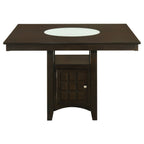 Gabriel 5-piece Square Counter Height Dining Set Cappuccino