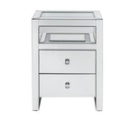 Dominic - Accent Table With LED - Mirrored