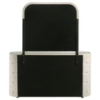 Sonya 6-drawer Upholstered Bedroom Dresser with Mirror Ivory