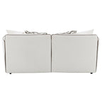 Yolanda - Loveseat With 4 Pillows - Beige Chenille