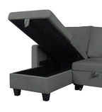 Nova - Reversible Sleeper Sectional Sofa With Storage Chaise