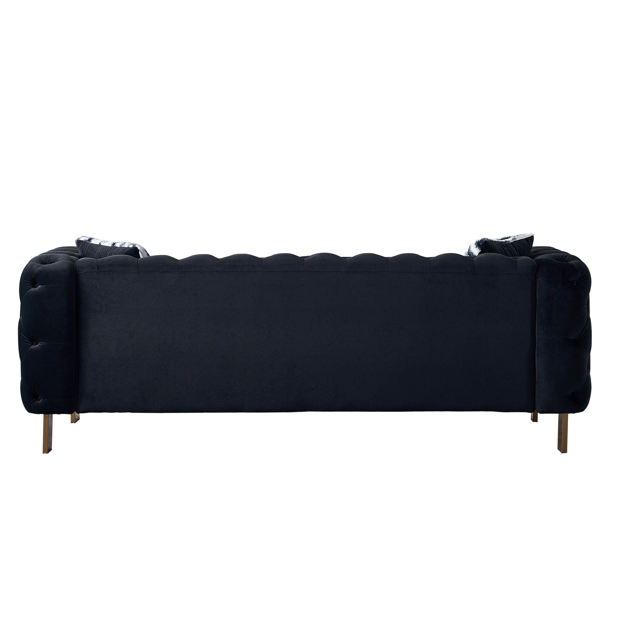 Chesterfield - Modern Tufted Living Room Sofa, 84.25''W Couch