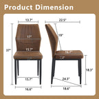Dining Chairs With Shell Pattern, Comfort And Style