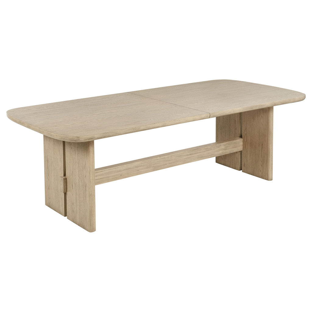 Kailani 10-piece Wood Dining Set with Sideboard Beige Oak