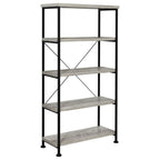 Analiese 63-inch 4-shelf Bookshelf Grey Driftwood