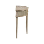 Vintage Inspired Storage Console Table With Fluted Doors