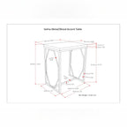 Selma - Handcrafted Metal And Wood Accent Table