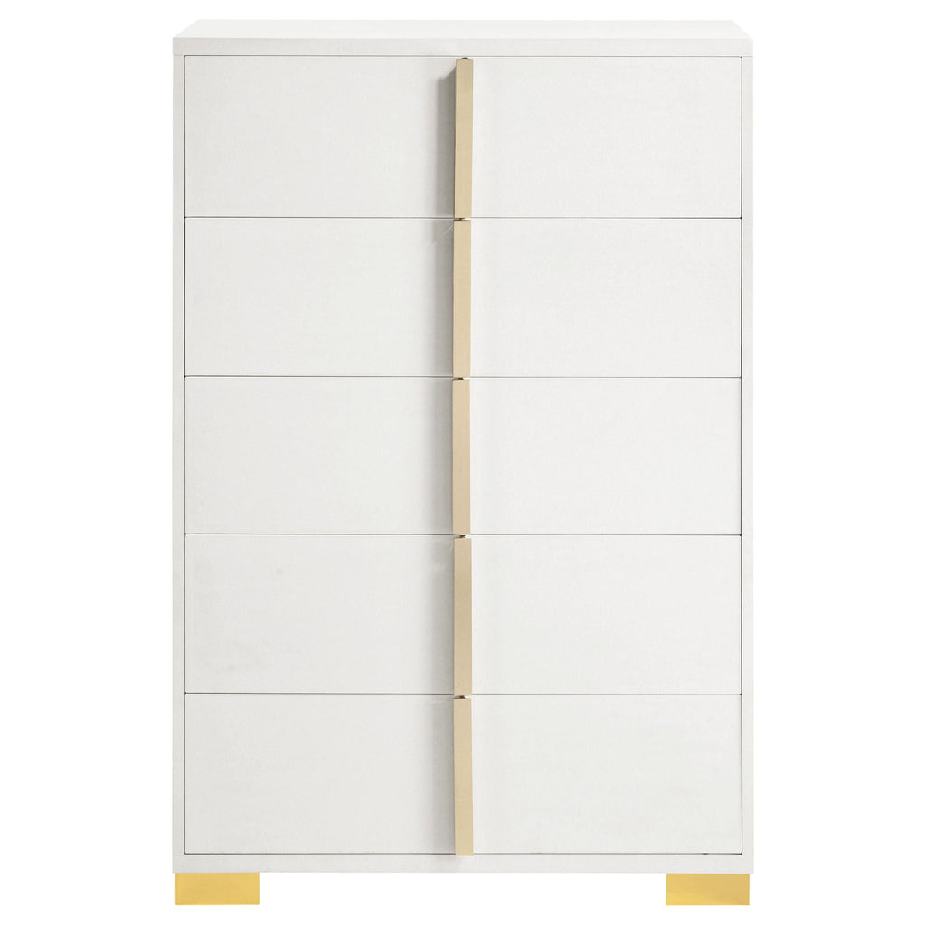 Marceline 5-drawer Bedroom Chest White